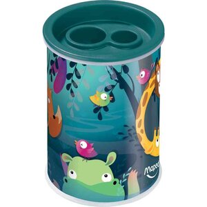 Taille-crayon 2 trous JUNGLE fever  en métal  blister MAPED