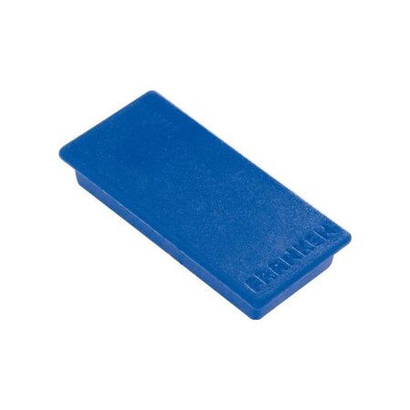 Paquet de 10 Aimants rectangulaire 50 x 23 mm Bleu FRANKEN