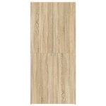 vidaXL Meuble à chaussures Chêne Sonoma 80x35 5x180 cm Bois d'ingénierie