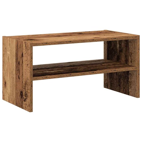 vidaXL Étagère à chaussures empilable vieux bois 60x30x30 5 cm