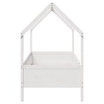 vidaXL Cadre de lit d'enfants forme de maison sans matelas pin