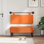 vidaXL Tête de lit suspendue Tissu en velours côtelé