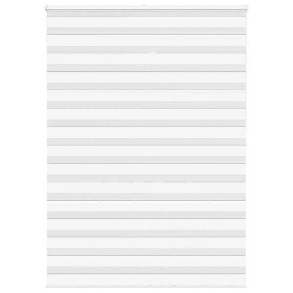 vidaXL Store zèbre blanc 155x200 cm largeur du tissu 150 9cm polyester