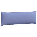 vidaXL Coussins de canapé 2 Pièces Bleu 120 x 40 cm tissu