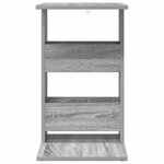 vidaXL Table d'appoint Gris Sonoma 40 x 35 x 60 5 cm Bois d'ingénierie