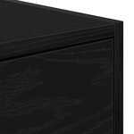 vidaXL Meuble TV chêne noir 60x31x25 5 cm bois d'ingénierie