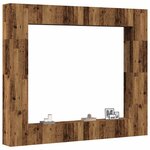 vidaXL Ensemble de meuble TV mural 8 Pièces vieux bois bois d'ingénierie