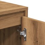 vidaXL Meuble TV chêne artisanal 102x37 5x52 5 cm bois d'ingénierie