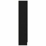 vidaXL Bibliothèque Chêne noir 82.5 x 30.5 x 150 cm Bois d'ingénierie