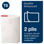 Papier toilette double épaisseur tork premium - carton 27 rouleaux 100 m