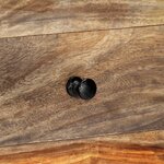 vidaXL Table console murale 100x25x20 cm Bois massif