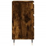 vidaXL Buffet chêne fumé 40x35x70 cm bois d'ingénierie