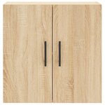 vidaXL Armoire murale chêne sonoma 60x31x60 cm bois d'ingénierie