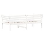 vidaXL Lit de jour sans matelas blanc 75x190 cm bois de pin massif