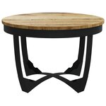 vidaXL Table basse bois de manguier brut 60x40 cm