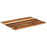 vidaXL Dessus de table rectangulaire 60x80 cm 15-16 mm Bois récupéré