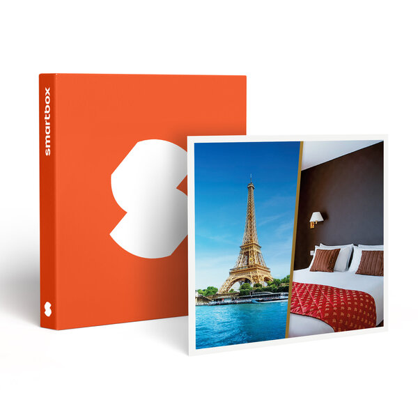 SMARTBOX - Coffret Cadeau Séjour à Paris avec visite guidée d'1h30 du sommet de la tour Eiffel - Multi-thèmes