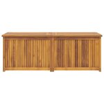 vidaXL Boîte de jardin 150x50x55 cm Bois massif de teck