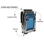 Bo-Camp Chaise de camping pliable Copa Rio Comfort XXL Sable