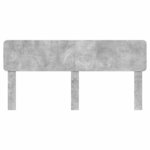 vidaXL Tête de lit Gris béton 180 cm Bois d'ingénierie