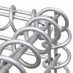 vidaXL Panier de gabion Acier galvanisé 100x50x50 cm