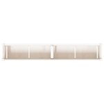 vidaXL Jardinière blanc 180x31x31 cm bois de pin massif