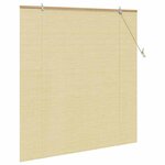 vidaXL Stores et Rideaux de fenêtre Autre Naturel Bambou