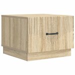 vidaXL Table basse Chêne Sonoma 49 x 50 x 37 cm Bois d'ingénierie