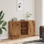 vidaXL Buffet vieux bois 120x30 5x70 cm bois d'ingénierie