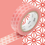 Masking Tape MT 1 5 cm Étoile rouge