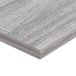 vidaXL Étagères murales 4 Pièces sonoma gris 60x20x1 5 cm bois ingénierie