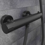SCHÜTTE Mitigeur de douche thermostatique LONDON 5 5 cm noir mat