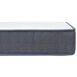 vidaXL Matelas de sommier tapissier fermeté moyenne 200x160x20 cm