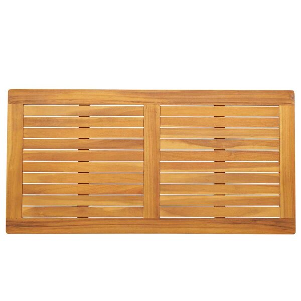 vidaXL Plateau de table Marron 110 x 55 x 2 cm Bois d'acacia massif