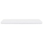 vidaXL Matelas en mousse blanc 100x220 cm 7 zones dureté 20 ILD