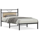 vidaXL Cadre de lit sans matelas chêne sonoma 100x190 cm