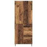 vidaXL Haut Armoire avec tiroir Bois Ancien 69 5 x 34 x 180 cm