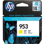Cartouche Jet d'encre original N°953 F6U14AE 10 ml 700 pages Jaune HP