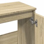 vidaXL Armoire salle de bain chêne sonoma 65x33x60 cm