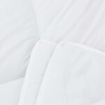 vidaXL Duvet avec oreillers Autre 3 Pièces Blanc 260 x 220 cm Microfibre