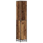 vidaXL Cabinet de salle de bain Bois ancien 35 x 37 5 x 188 5 cm