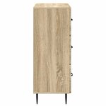 vidaXL Armoire à tiroirs Chêne Sonoma 66 x 34 5 x 89 5 cm