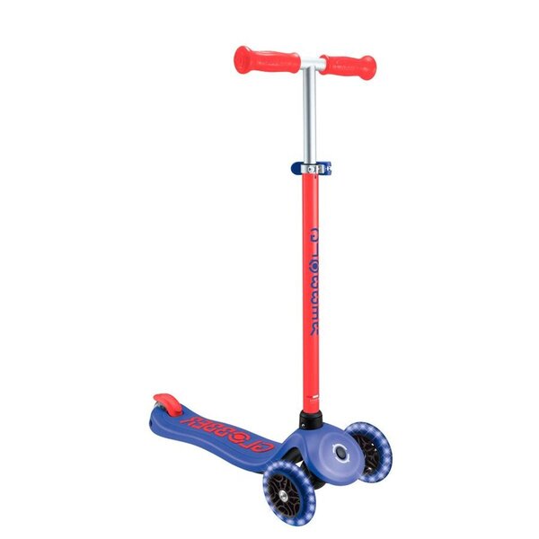Trottinette 3 roues PRIMO PLUS LIGHTS NEON  Bleu - rouge