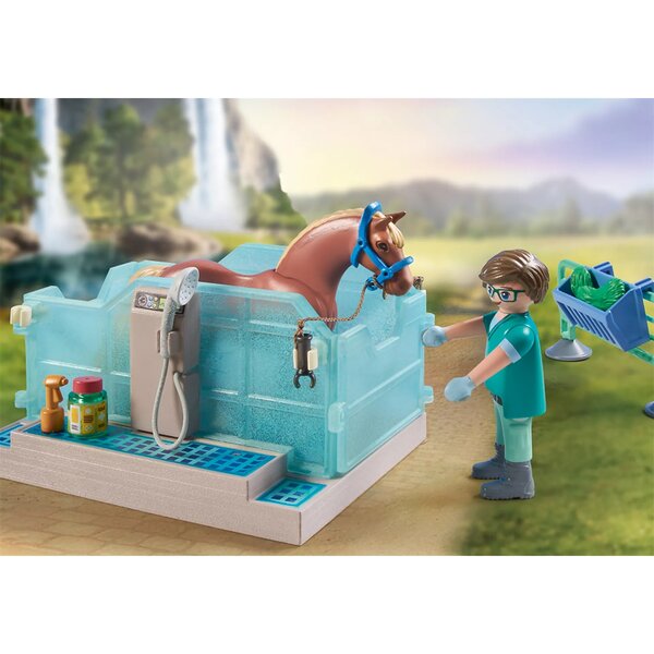 PLAYMOBIL 71352 - Horses of Waterfall Vétérinaire et centre de
