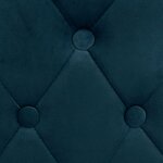 vidaXL Tabourets de bar lot de 2 bleu velours