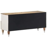 vidaXL Meuble TV 100x33 5x46 cm bois massif de manguier