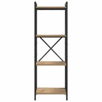 vidaXL Étagère Chêne artisanal 40 x 30 x 85 cm Bois d'ingénierie