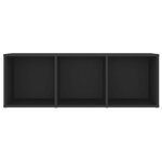 Vidaxl meuble tv gris 107x35x37 cm aggloméré