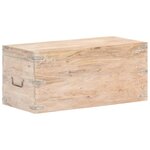 vidaXL Coffre 90x40x40 cm Bois d'acacia solide