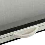 vidaXL Moustiquaire à rouleau pour fenêtres Blanc 150x170 cm